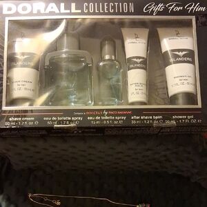 Islander Men's Grooming Set - Black and Silver